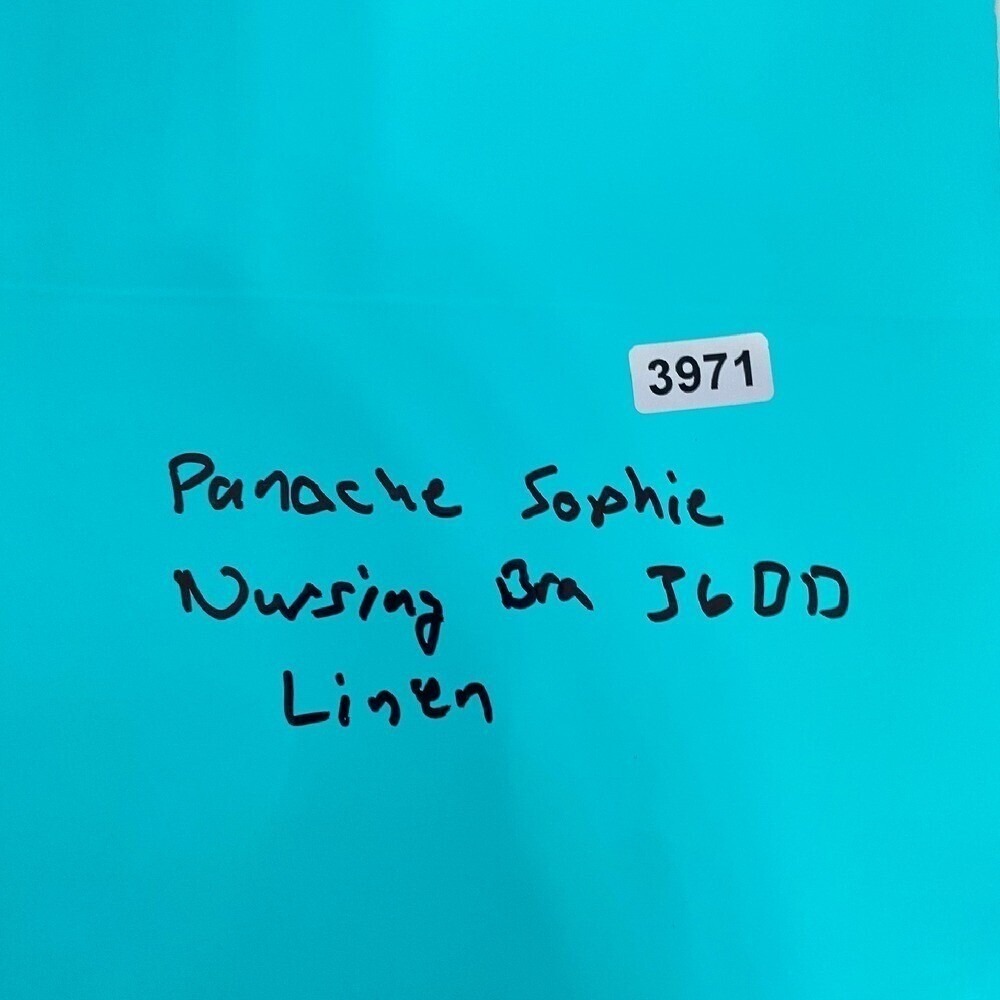Panache Womens Sophie Nursing Bra 36DD NWT Linen Lace Wireless Adjustable Straps - Picture 15 of 15